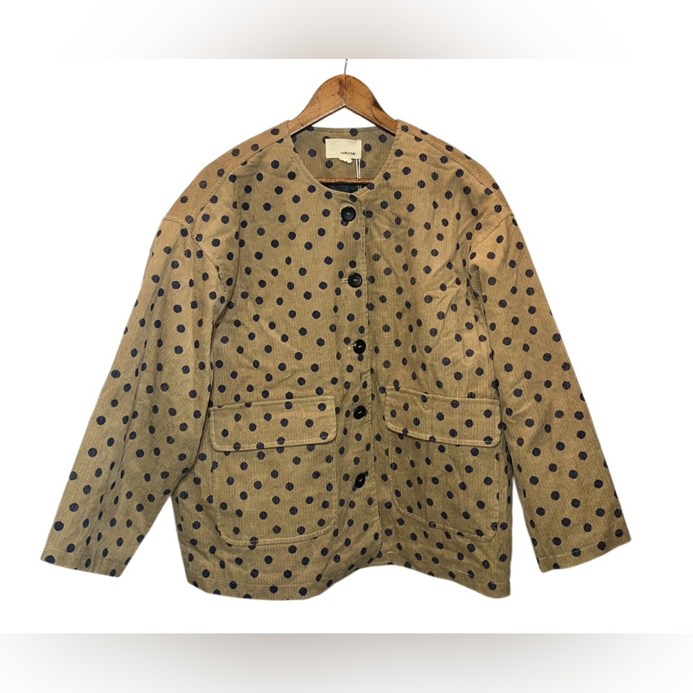Tan Polka Dot Women's Blazer